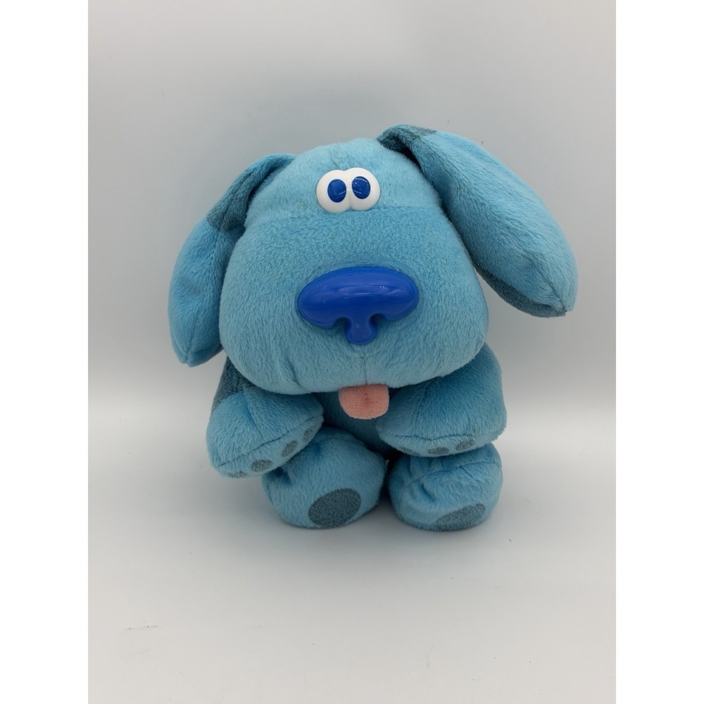 Viacom Blue's Clues Blue Dog Plush Stuffed Animal Small Blue 2007 Toy Figure